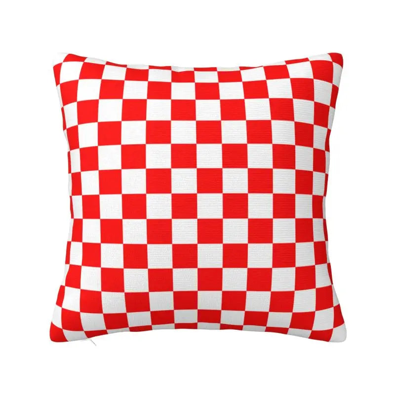 Race Track living 
Throw Pillow Covers Living Room Decoration Sofa Colorful Plaid Cushion Cover Polyester Pillowcase