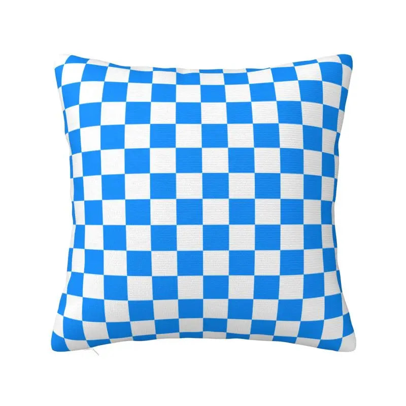Race Track living 
Throw Pillow Covers Living Room Decoration Sofa Colorful Plaid Cushion Cover Polyester Pillowcase
