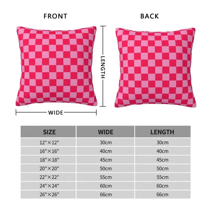 Race Track living 
Throw Pillow Covers Living Room Decoration Sofa Colorful Plaid Cushion Cover Polyester Pillowcase