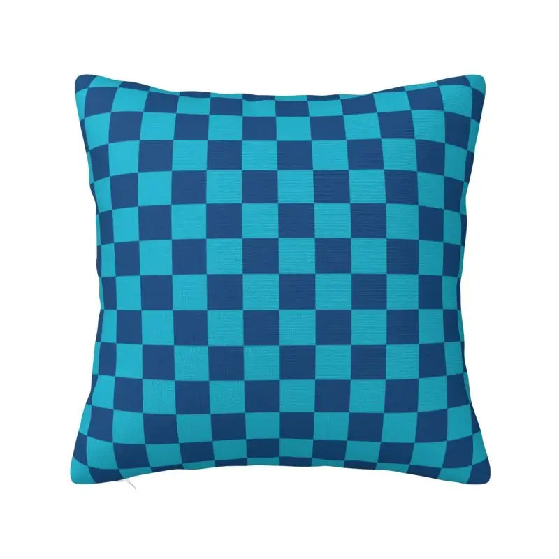 Race Track living 
Throw Pillow Covers Living Room Decoration Sofa Colorful Plaid Cushion Cover Polyester Pillowcase