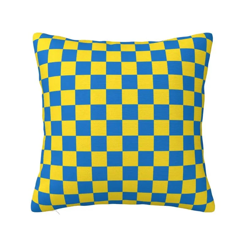 Race Track living 
Throw Pillow Covers Living Room Decoration Sofa Colorful Plaid Cushion Cover Polyester Pillowcase