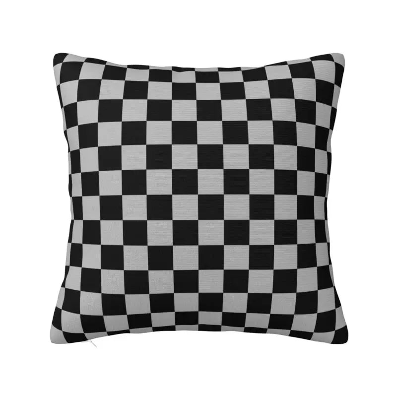 Race Track living 
Throw Pillow Covers Living Room Decoration Sofa Colorful Plaid Cushion Cover Polyester Pillowcase