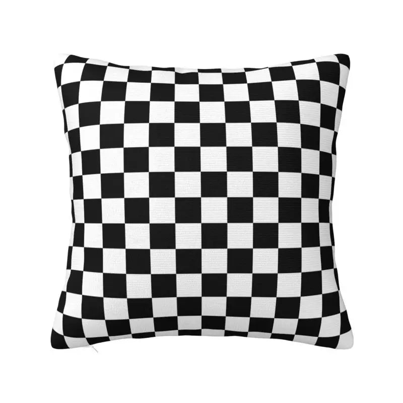Race Track living 
Throw Pillow Covers Living Room Decoration Sofa Colorful Plaid Cushion Cover Polyester Pillowcase