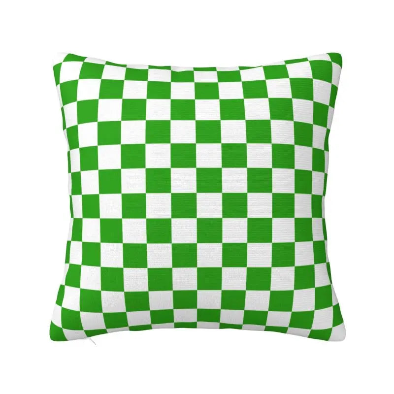 Race Track living 
Throw Pillow Covers Living Room Decoration Sofa Colorful Plaid Cushion Cover Polyester Pillowcase